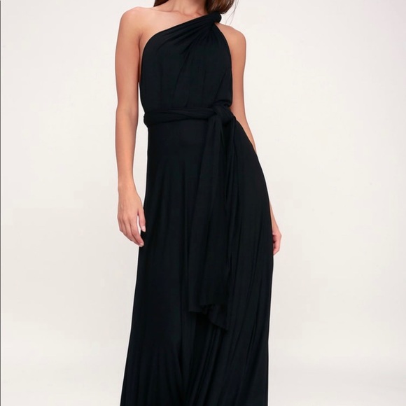 Lulu’s Tricks of the Trade Black Maxi Dress - Picture 2 of 7